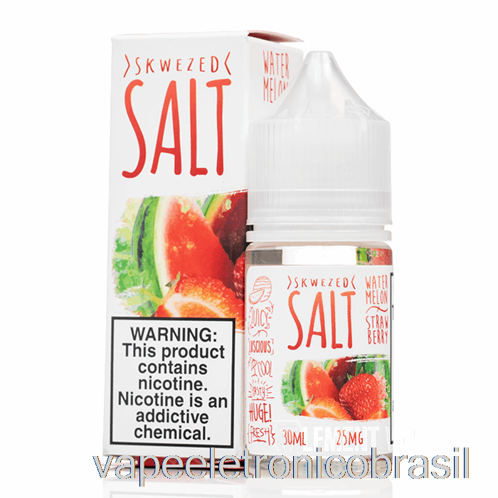 Vape Vaporesso Melancia Morango - Sais Skwezed - 30ml 25mg